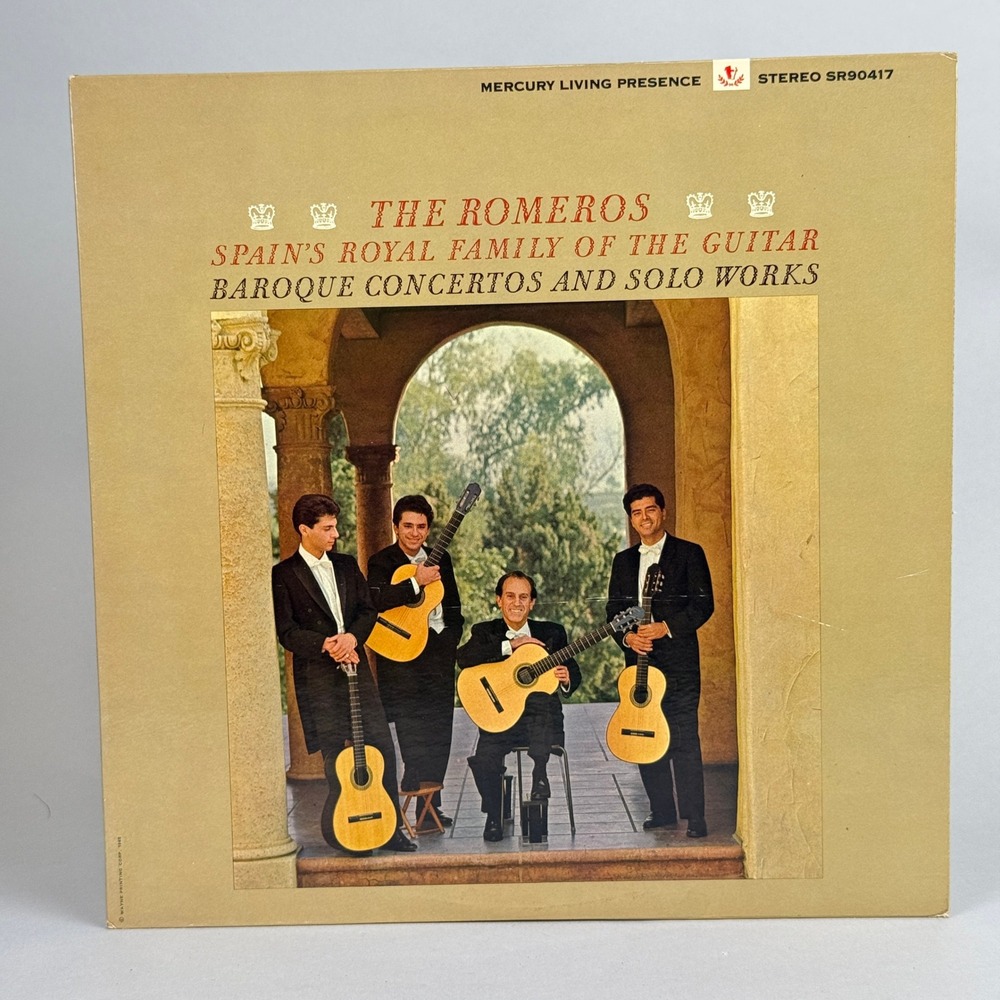 Mercury The Romeros Spain\'s Royal Family of the Guitar LP Vinyl - NEAR MINT